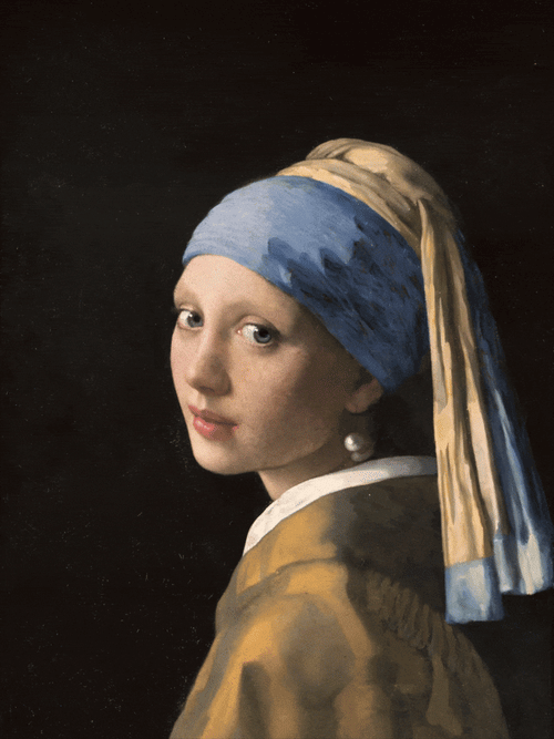 İnci Küpeli Kız- Hareketli Tablo