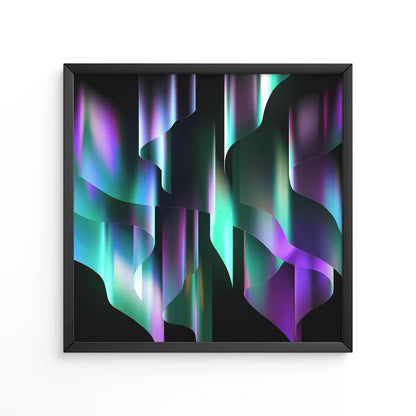 Kuzey Işıkları - Hareketli Tablo (40x40)