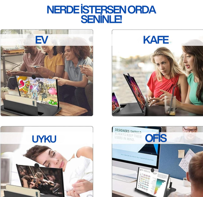 Alvoraks™ Telefon Ekran Büyüteci